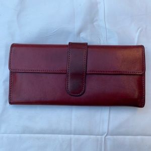 Hobo International Red Baguette Wallet